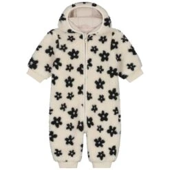 Prénatal Baby Buitenpak Teddy Lange Mouwen Bloemen Beige