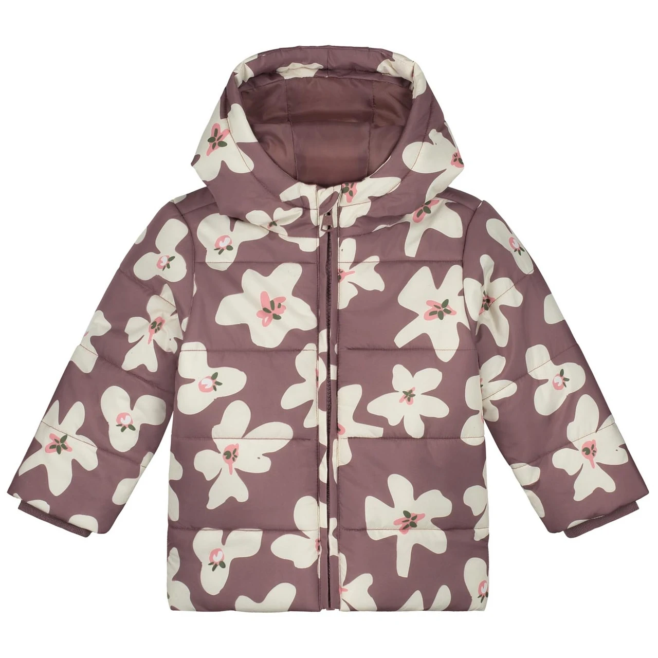 Prénatal Peuter Winterjas Lange Mouwen Bloemen Roze 1 Prénatal Peuter Winterjas Lange Mouwen Bloemen Roze