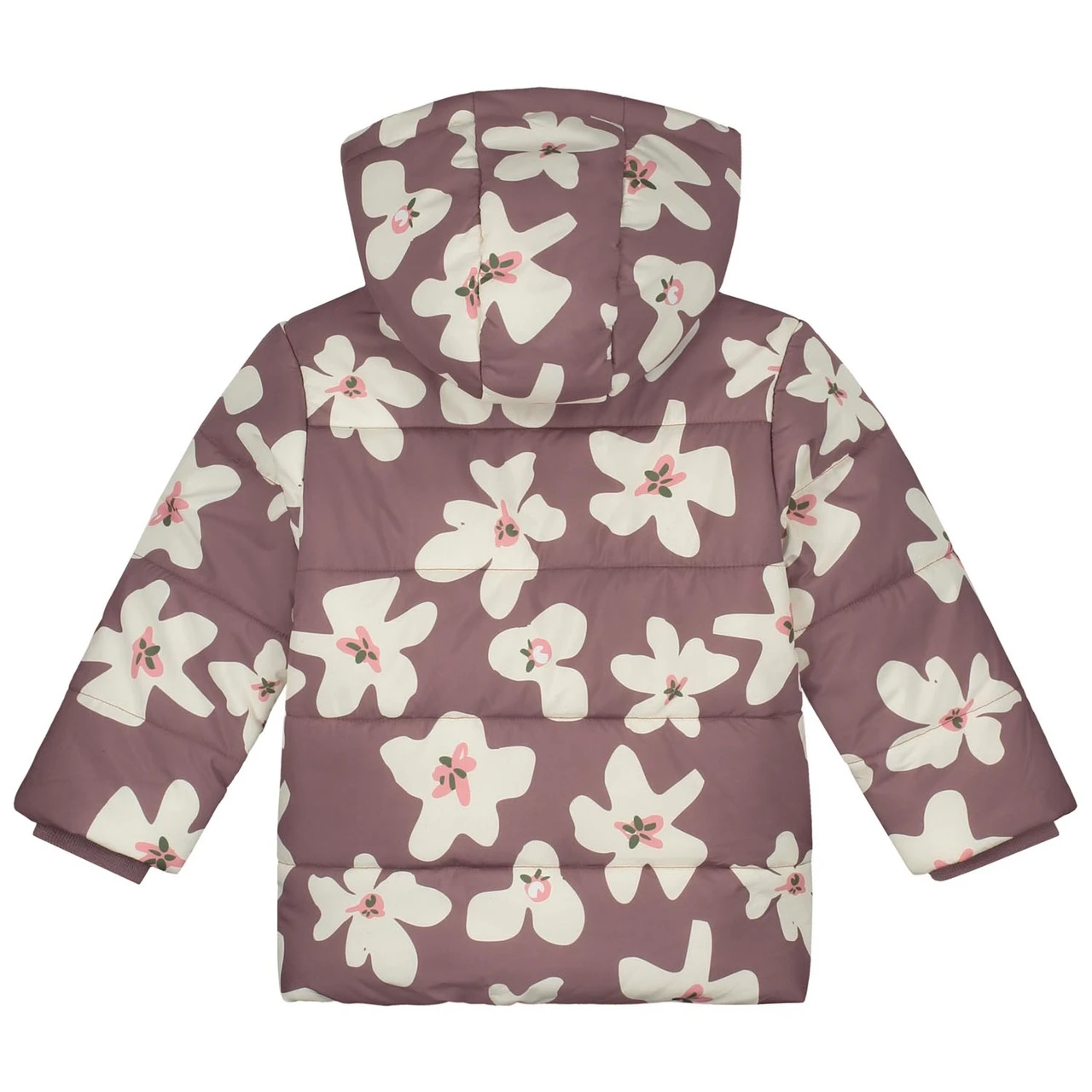 Prénatal Peuter Winterjas Lange Mouwen Bloemen Roze 2 Prénatal Peuter Winterjas Lange Mouwen Bloemen Roze - Afbeelding 2