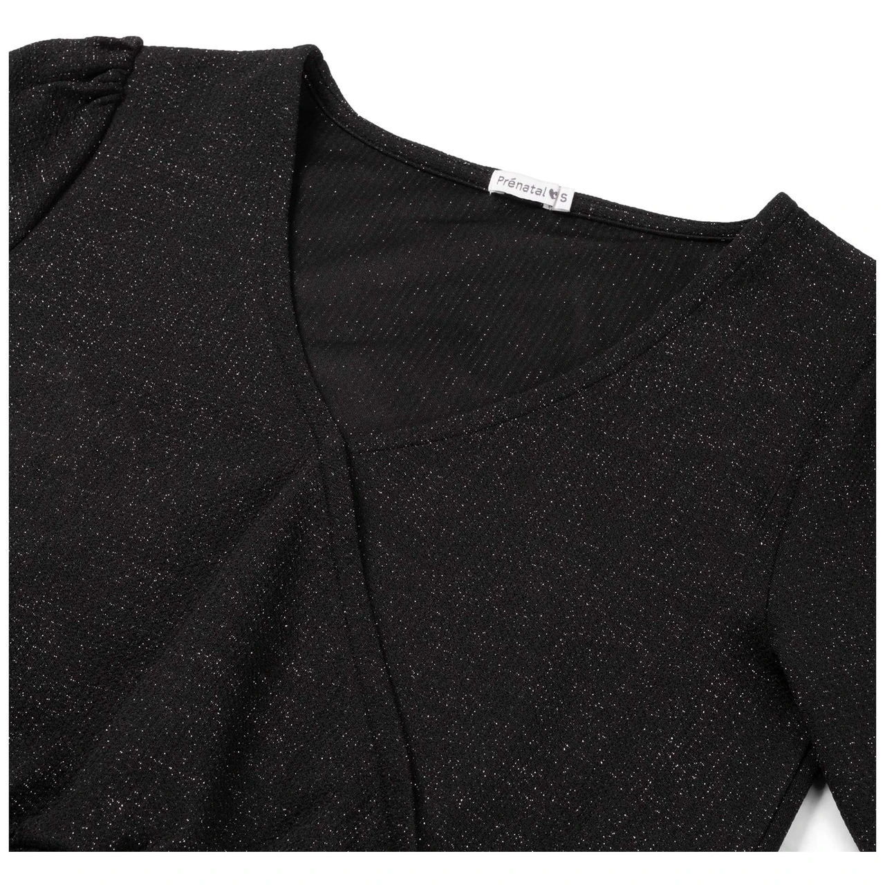 Prénatal Zwangerschapstop Lange Mouwen Effen Zwart 5 Prénatal Zwangerschapstop Lange Mouwen Effen Zwart - Afbeelding 5