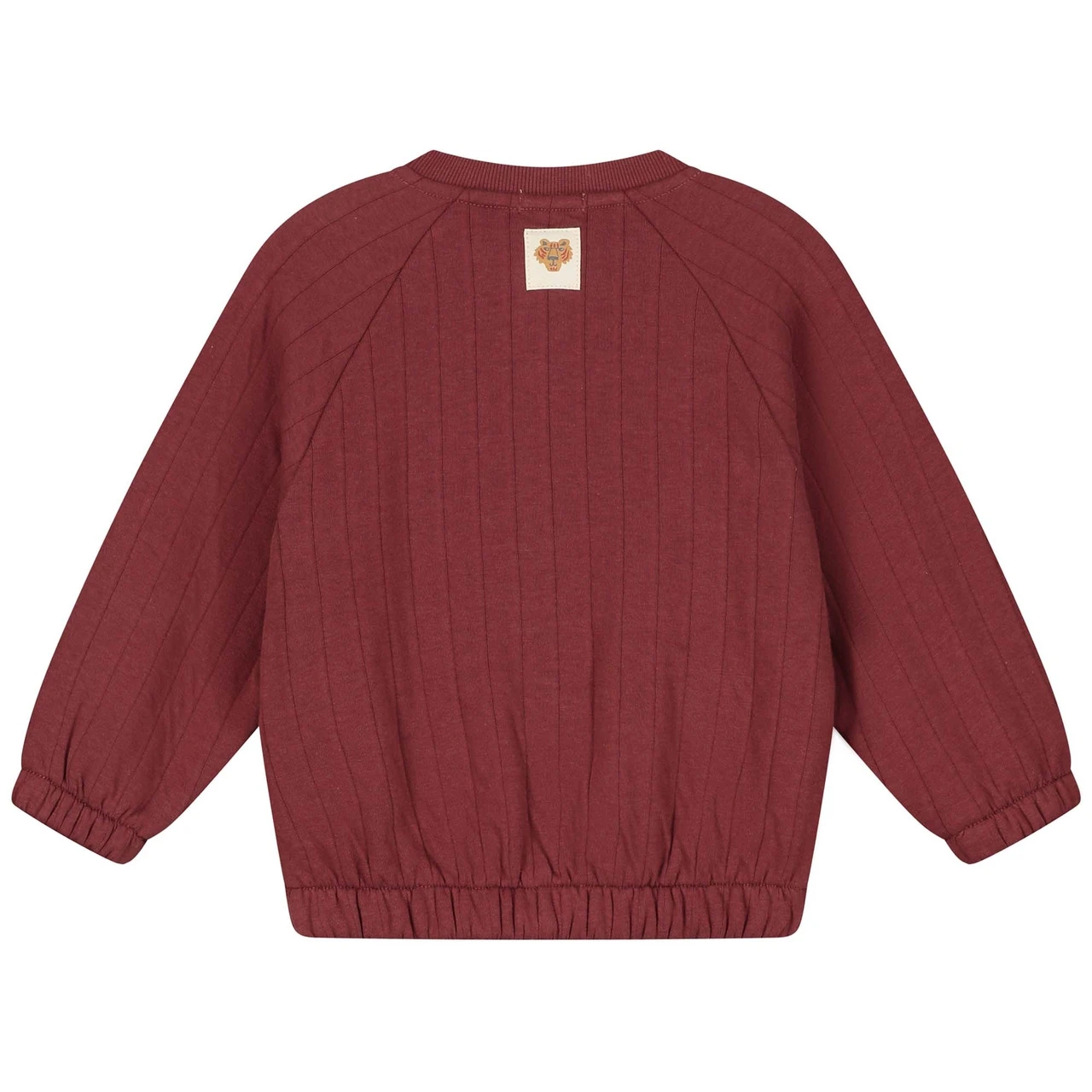 Prénatal Peuter Vest Lange Mouwen Effen Rood 2 Prénatal Peuter Vest Lange Mouwen Effen Rood - Afbeelding 2