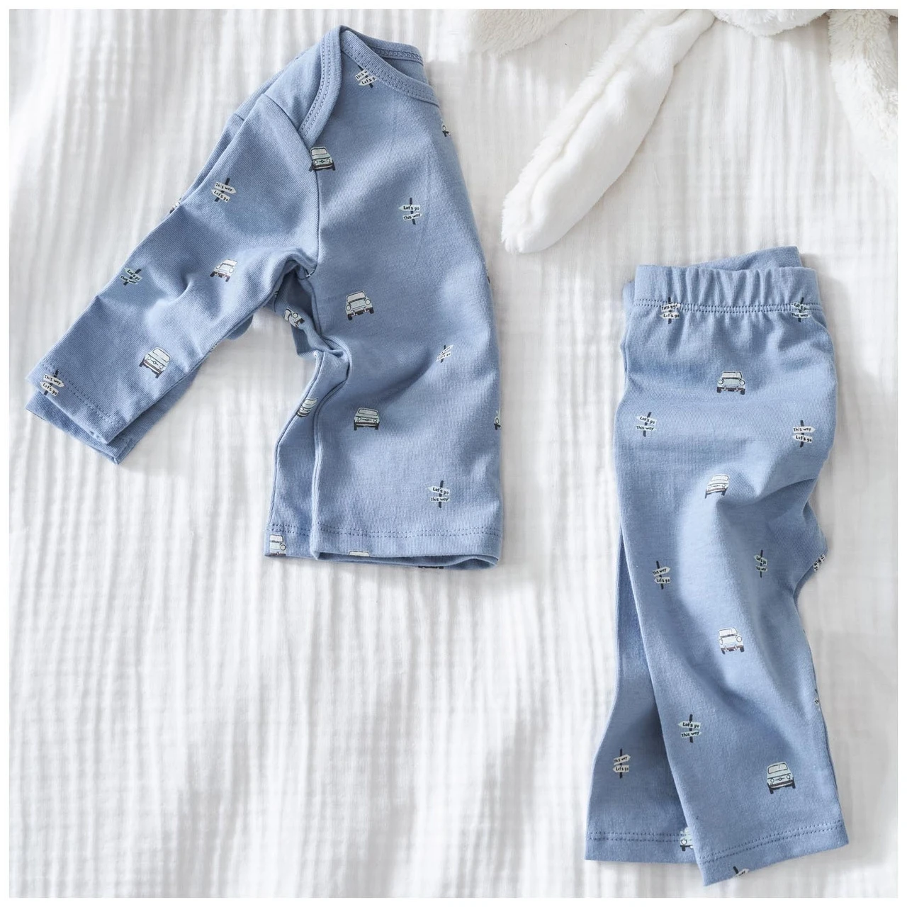 Prénatal Baby Pyjama Retro Auto Blauw 4 Prénatal Baby Pyjama Retro Auto Blauw - Afbeelding 4