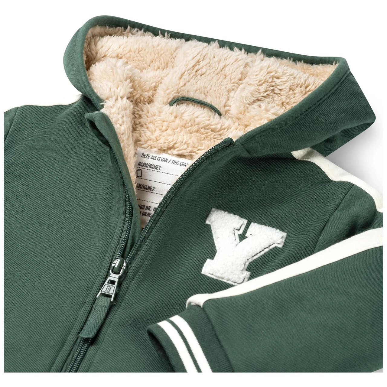 Prénatal Baby Winterjas Lange Mouwen Tekst Groen 3 Prénatal Baby Winterjas Lange Mouwen Tekst Groen - Afbeelding 3