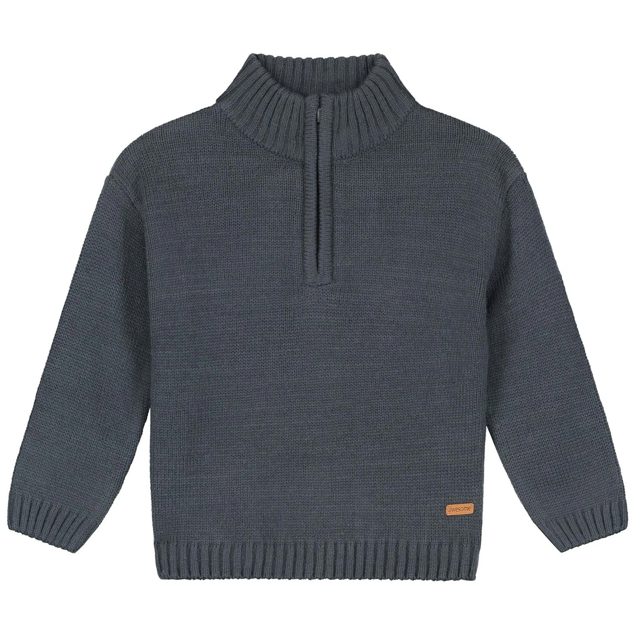 Prénatal Peuter Trui Lange Mouwen Effen Grijs 1 Prénatal Peuter Trui Lange Mouwen Effen Grijs