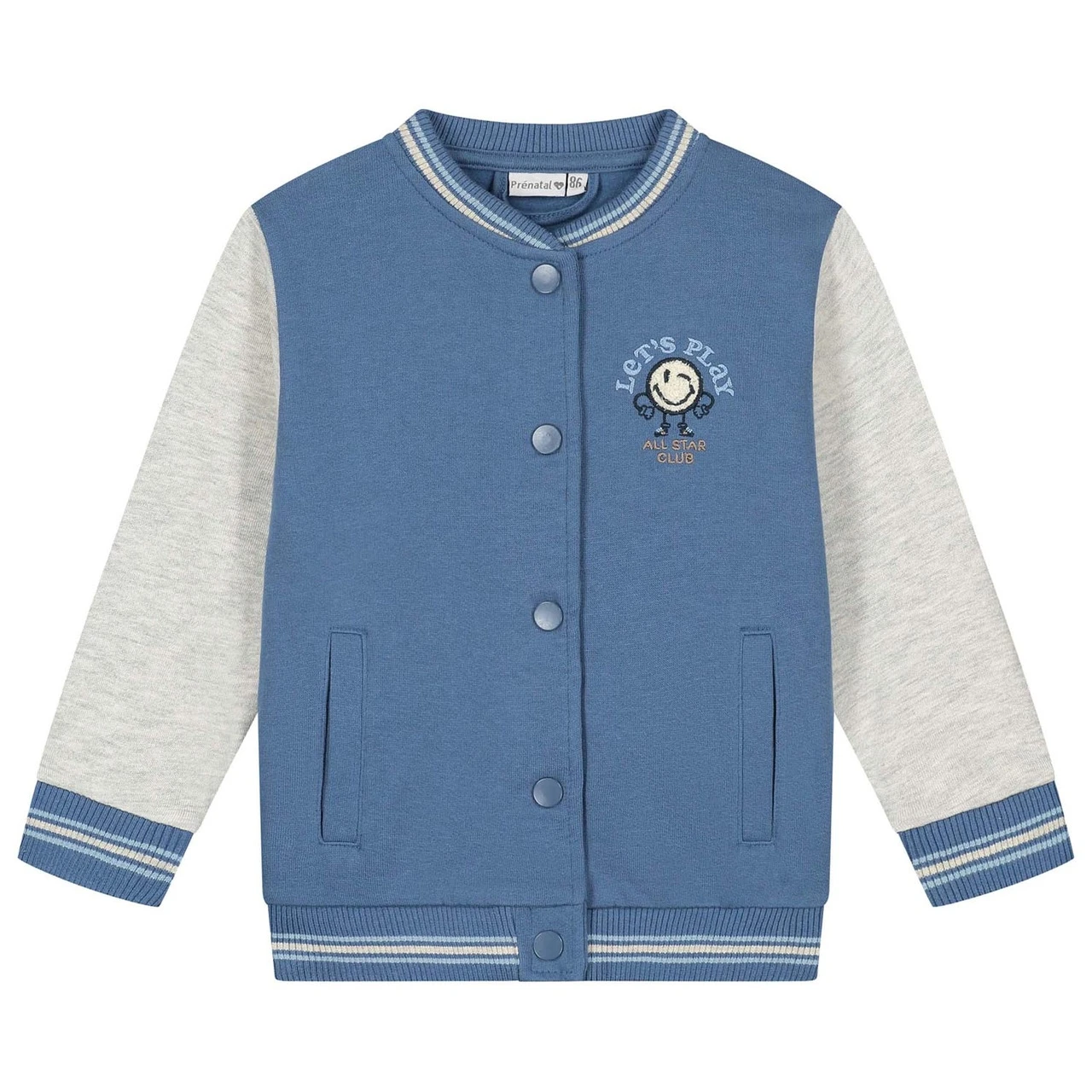 Prénatal Baby Vest Lange Mouwen Meerkleurig Blauw 1 Prénatal Baby Vest Lange Mouwen Meerkleurig Blauw