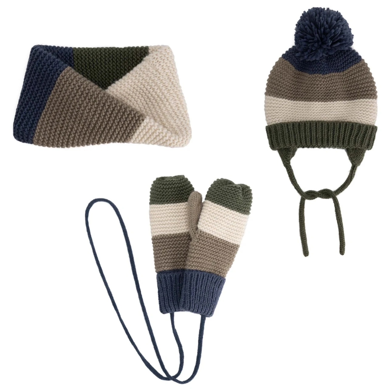 Prénatal Peuter Muts Groen 2 Prénatal Peuter Muts Groen - Afbeelding 2