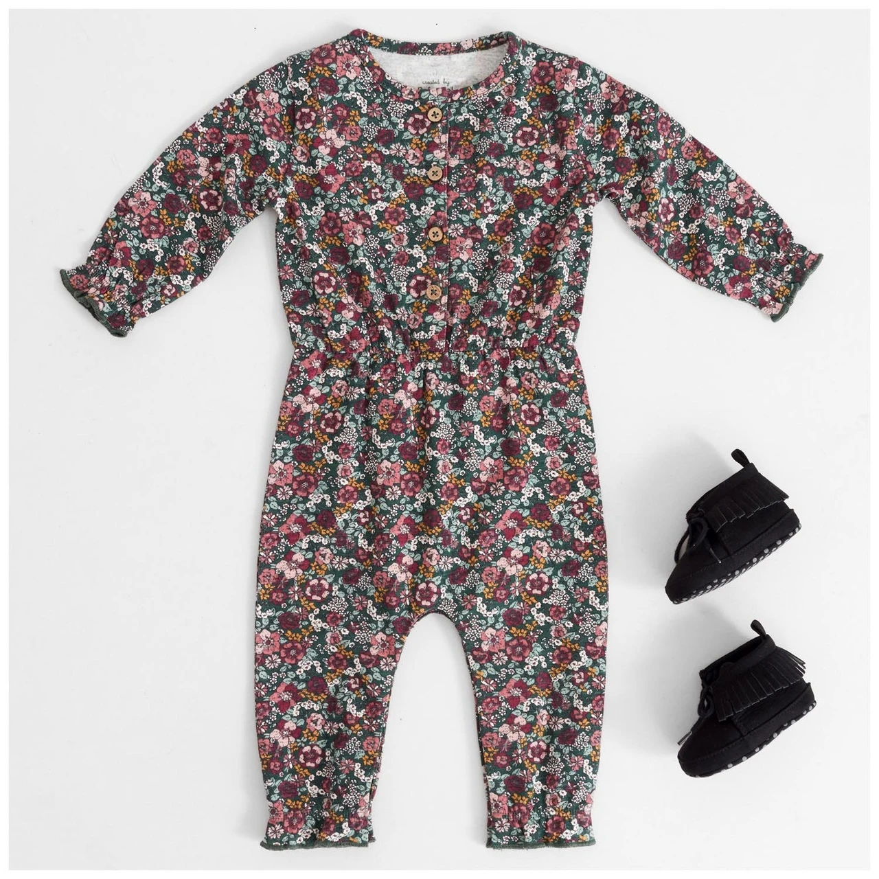 Prénatal Baby Jumpsuit Lange Mouwen Bloemen Multi 4 Prénatal Baby Jumpsuit Lange Mouwen Bloemen Multi - Afbeelding 4
