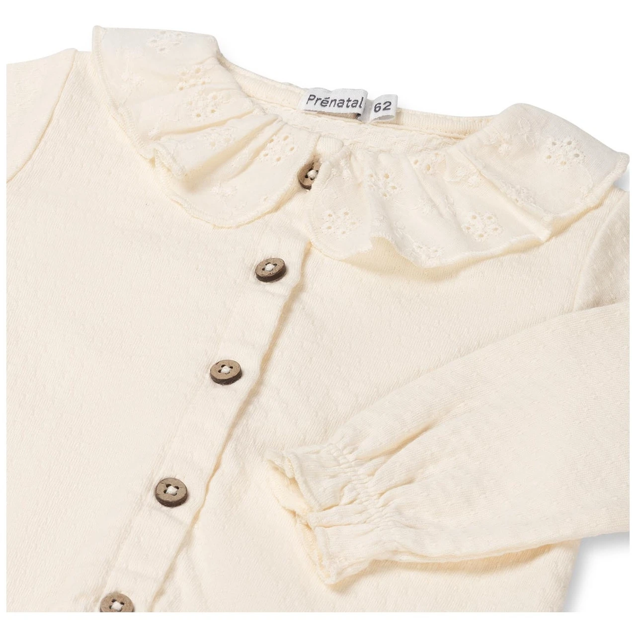 Prénatal Baby Body Lange Mouwen Effen Wit 3 Prénatal Baby Body Lange Mouwen Effen Wit - Afbeelding 3