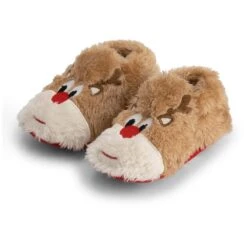 Prénatal Baby Sloffen Kerstmisbruin