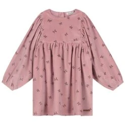 Prenatal 31 Prénatal Baby Jurk Lange Mouwen All Over Print Roze