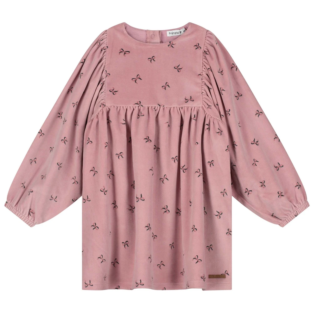 Prénatal Baby Jurk Lange Mouwen All Over Print Roze 1 Prénatal Baby Jurk Lange Mouwen All Over Print Roze