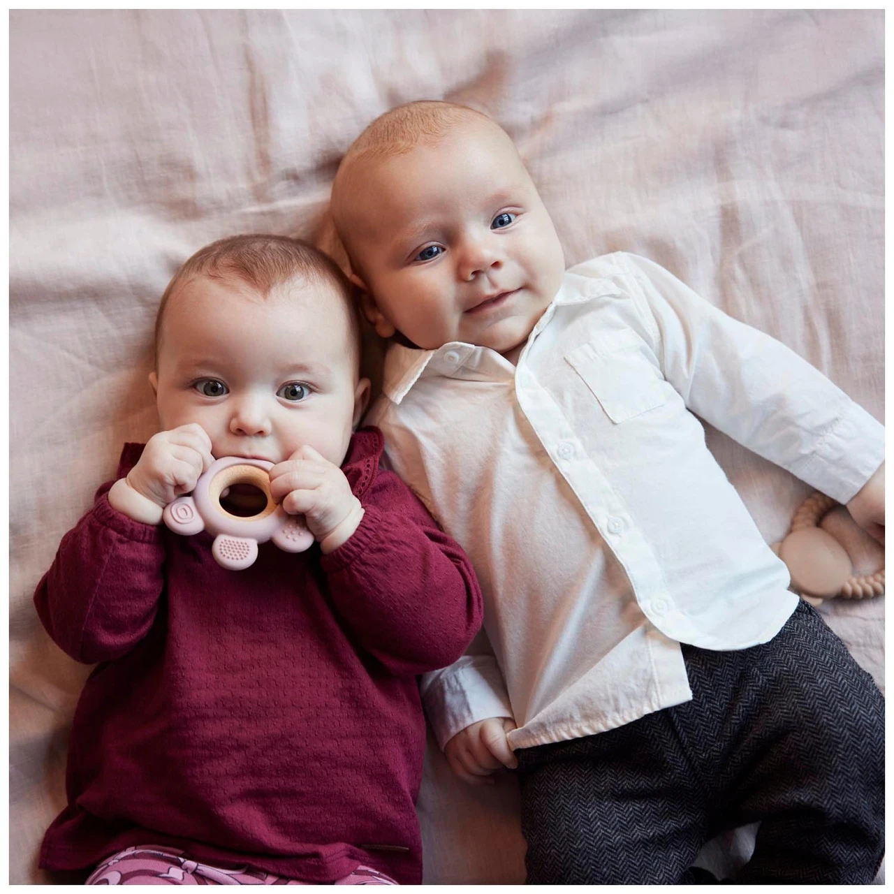 Prénatal Baby Shirt Lange Mouwen Effen Rood 4 Prénatal Baby Shirt Lange Mouwen Effen Rood - Afbeelding 4