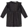 Prénatal Peuter Jurk Glitter Lange Mouwen Effen Zwart