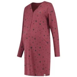 Prénatal Zwangerschapspyjama Lange Mouwen All Over Print Rood