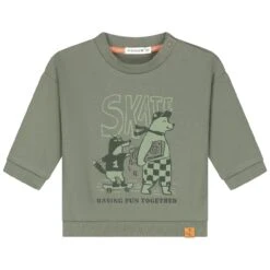 Prénatal Baby Sweater Lange Mouwen Printopdruk Groen