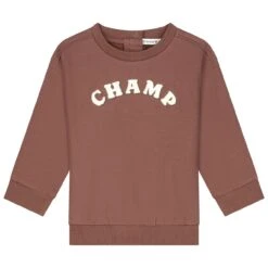 Prénatal Baby Sweater Lange Mouwen Tekst Bruin