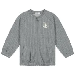 Prénatal Baby Vest Lange Mouwen Strepen Grijs