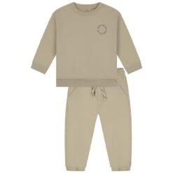 Prénatal Peuter Joggingpak Lange Mouwen Effen Beige